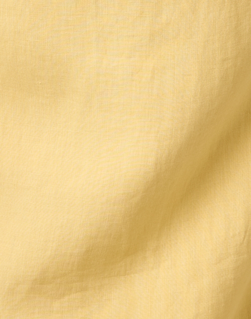 Fabric image - Ines de la Fressange - Ethel Yellow Linen Shirt Dress