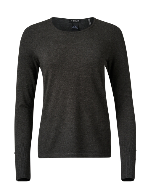 Product image - J'Envie - Grey Button Cuff Top