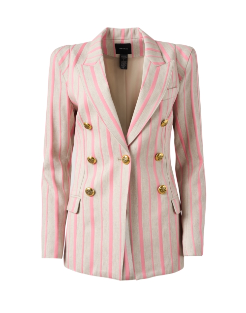 Product image - Smythe - Classic Pink Striped Linen Blazer