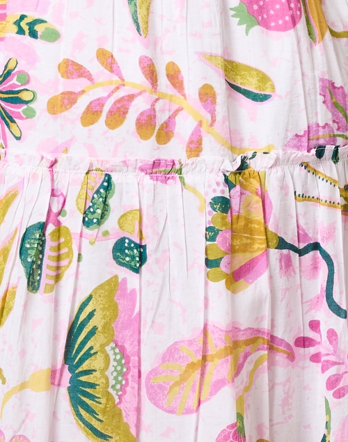 Fabric image - Banjanan - Bazaar Pink Multi Print Cotton Dress