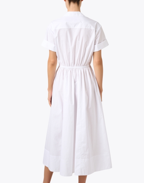 Back image - Cara Cara - Asbury White Cotton Shirt Dress