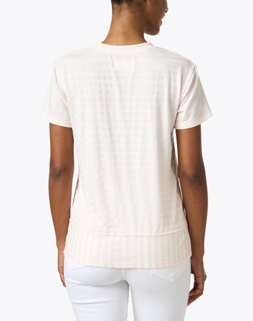 Back image - Southcott - Carnation Pink and White Striped Top