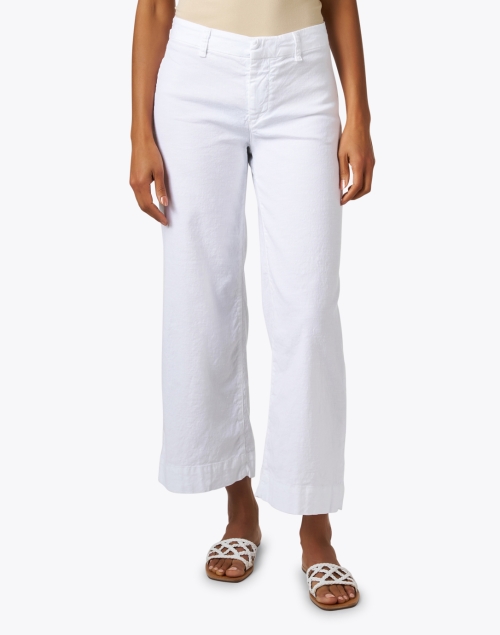 Front image - Frank & Eileen - Wexford White Straight Leg Pant