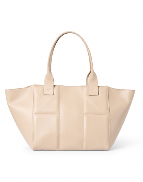 Product image - DeMellier - Casablanca Taupe Smooth Leather Tote Bag