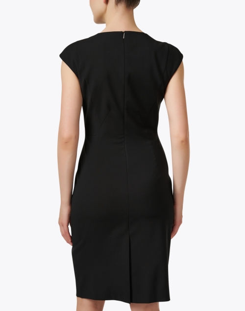 Back image - Boss - Dironah Black Wool Dress