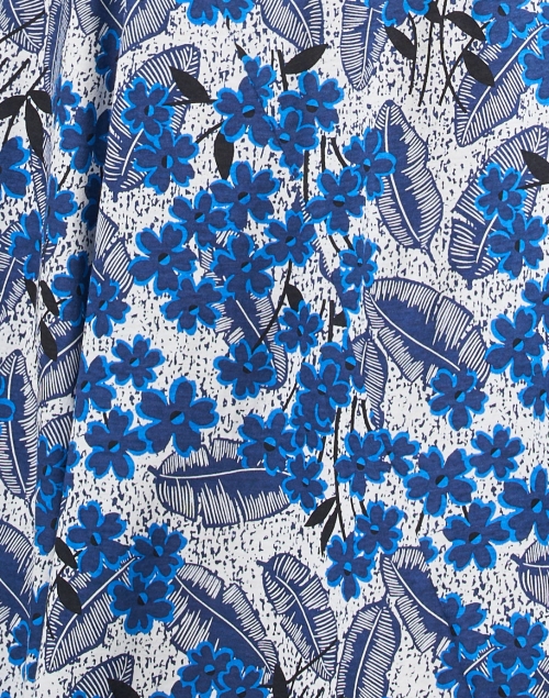 Fabric image - Weekend Max Mara - Tappeto Blue Floral Dress