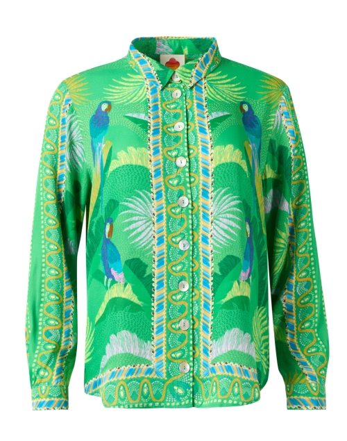 Product image - Farm Rio - Tropical Scarf Print Shirt