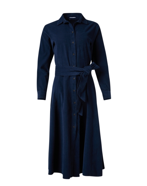 Product image - Rosso35 - Navy Corduroy Shirt Dress