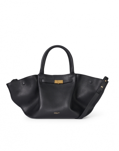 Product image - DeMellier - Midi New York Black Leather Tote