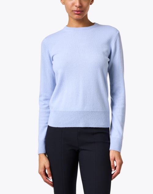 Front image - Vince - Blue Cashmere Sweater