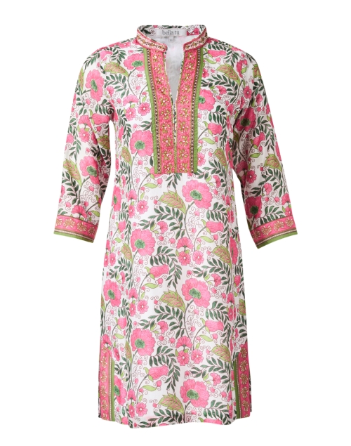 Product image - Bella Tu - Pink Print Tunic Dress