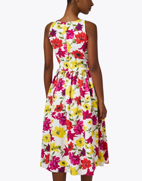 Back image - Chiara Boni La Petite Robe - Lastemylar Multi Floral Print Dress