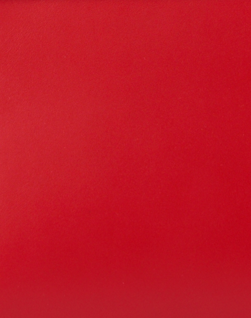 Fabric image - Ines de la Fressange - Beatrice Red Leather Buckle Handbag