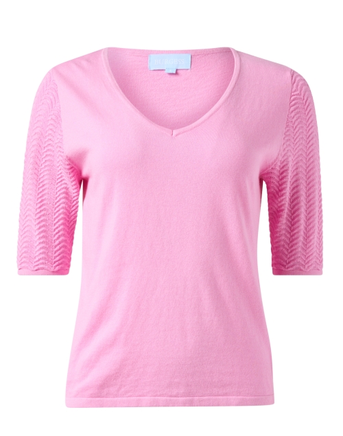 Product image - Burgess - Caroline Pink Pointelle Sweater