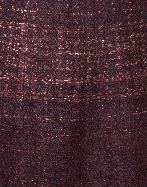 Fabric image - Helene Berman - Purple and Gold Metallic Tweed Jacket