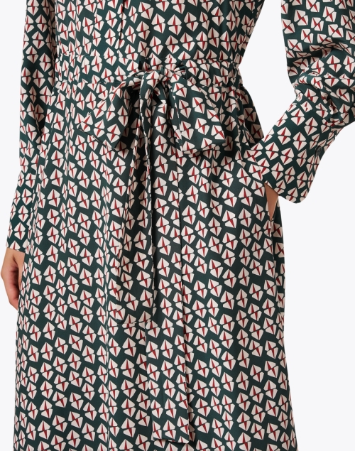 Extra_1 image - Odeeh - Multi Print Silk Shirt Dress