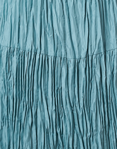 Fabric image - Eileen Fisher - Turquoise Crushed Silk Dress