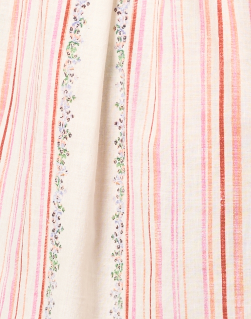 D'Ascoli - Flora Pink Floral Cotton Khadi Dress