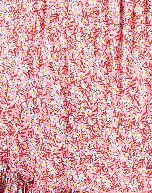 Fabric image - Poupette St Barth - Soledad Pink Print Smocked Dress