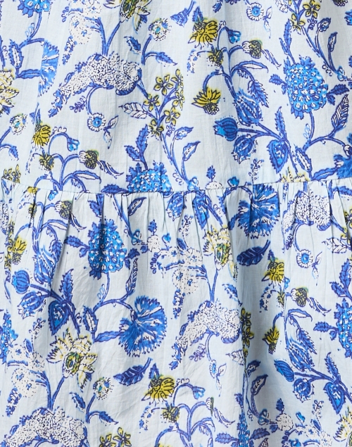 Fabric image - Pomegranate - Blue Print Cotton Dress