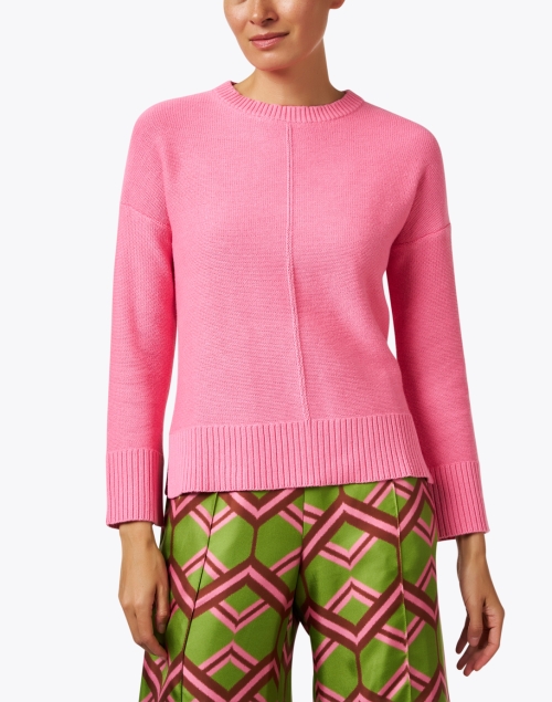 Front image - Kinross - Pink Cotton Sweater