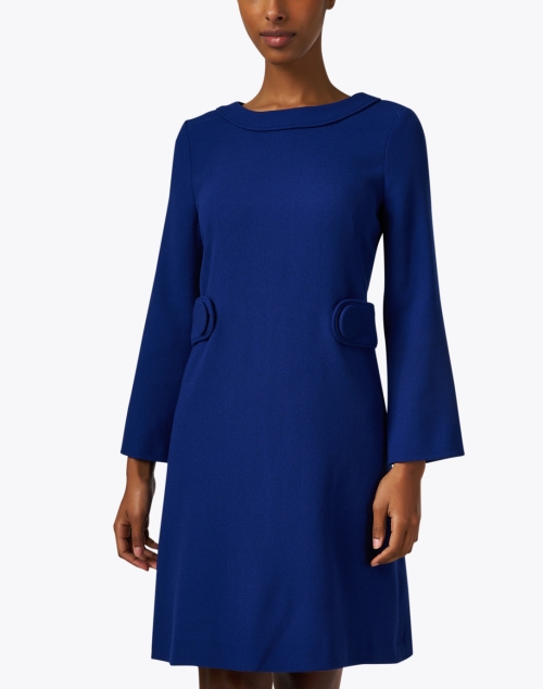 Front image - Jane - Scout Blue Wool Dress