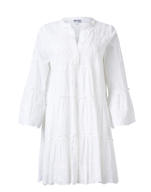 Product image - Juliet Dunn - White Embroidered Cotton Dress