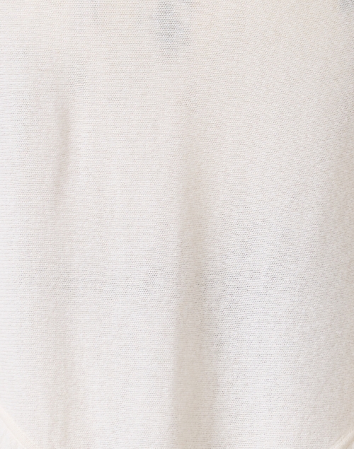 Fabric image - Kinross - Ivory Cashmere Ruffle Trim Wrap