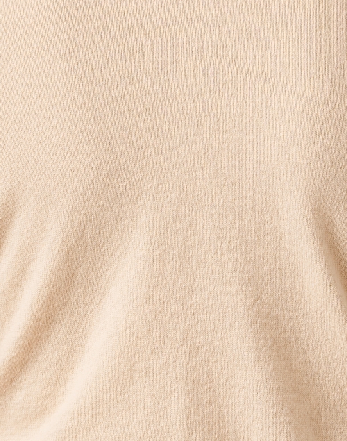Fabric image - Paule Ka - Dune and White Wool Cashmere Cardigan