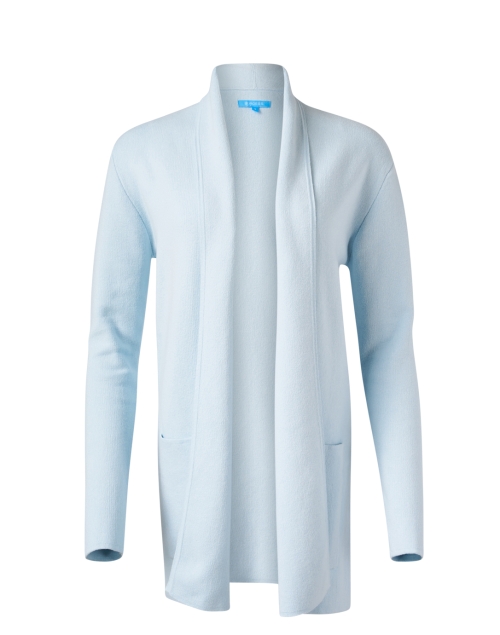 Product image - Burgess -  Ice Blue Cotton Cashmere Travel Coat