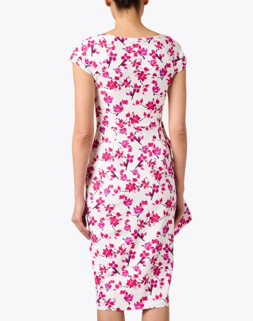 Back image - Chiara Boni La Petite Robe - Marianella Pink Floral Print Dress 