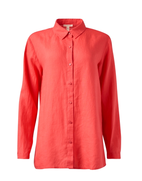 Product image - Eileen Fisher - Coral Linen Shirt