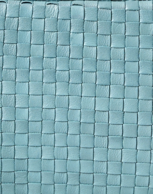 Fabric image - Clare V. - Midi Sac Blue Leather Crossbody Bag