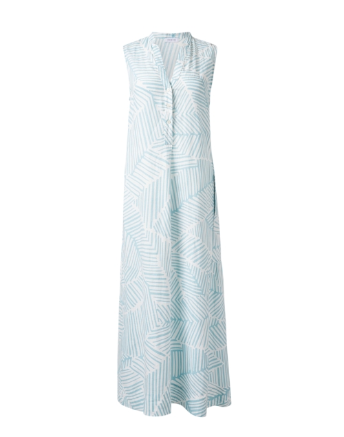 Product image - Rosso35 - Blue and White Print Linen Dress