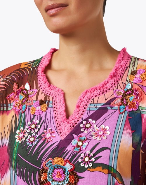Extra_1 image - Bella Tu - Multi Tropical Print Dress