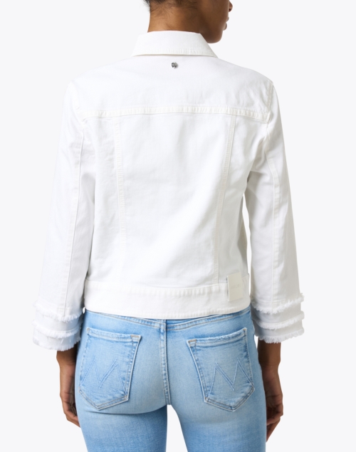 Back image - Marc Cain - White Cotton Jacket