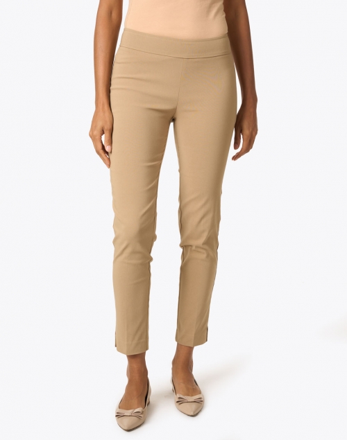 Front image - Avenue Montaigne - Pars Camel Signature Stretch Pull On Pant