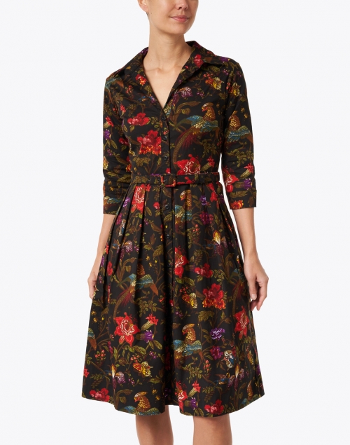 Samantha Sung - Audrey Multicolored French Brocade Stretch Cotton Dress