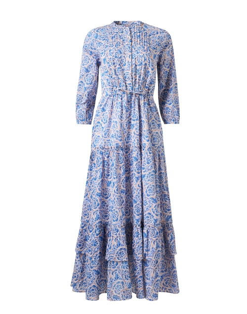 Product image - Banjanan - Bazaar Blue Floral Print Cotton Dress
