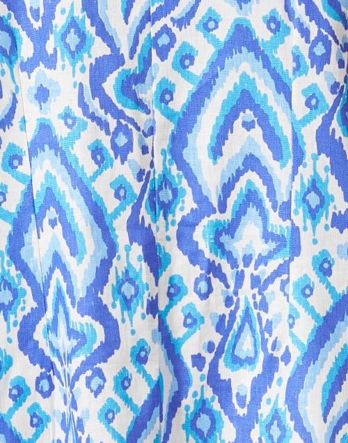 Fabric image - Sail to Sable - Blue Print Cotton Swing Dress