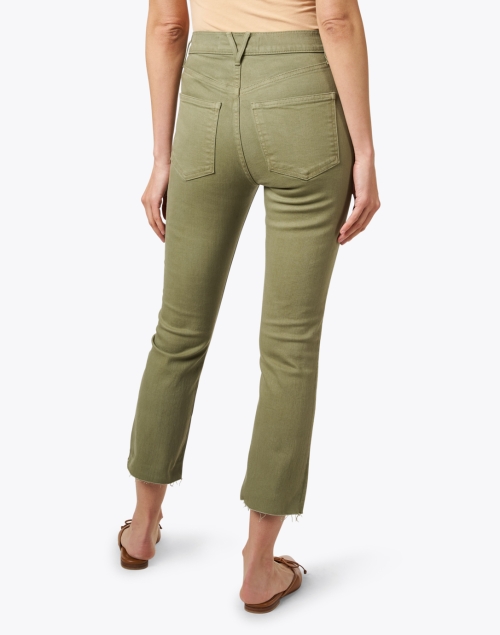 Back image - Veronica Beard - Carly Green Kick Flare Jean