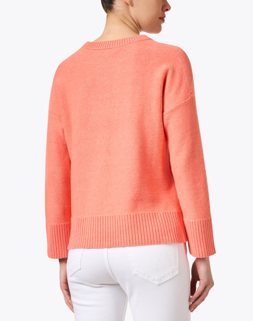 Back image - Kinross - Coral Cotton Sweater