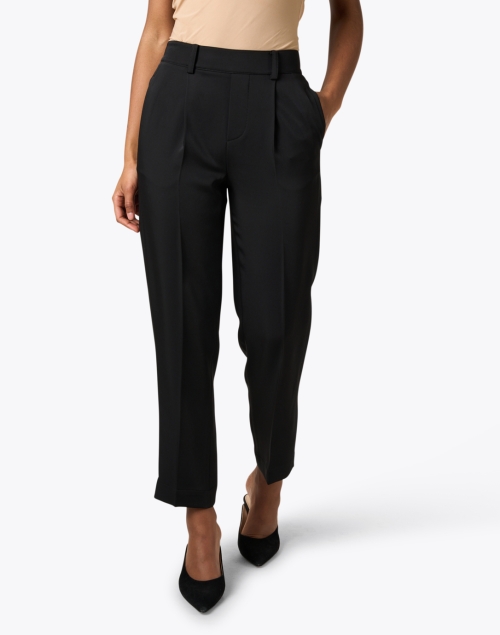 Front image - Vince - Black Tapered Pull On Pant