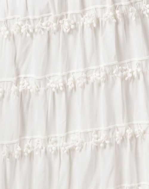 Fabric image - Farm Rio - Off White Ruffle Trim Dress
