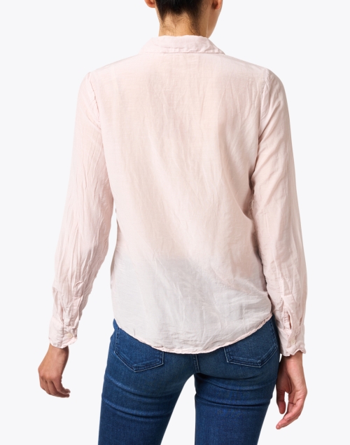 Back image - CP Shades - Romy Pink Cotton Silk Shirt