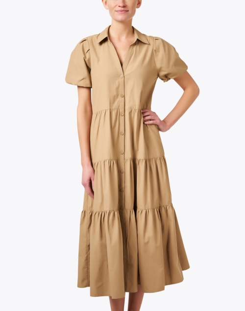 Front image - Brochu Walker - Havana Tan Midi Dress