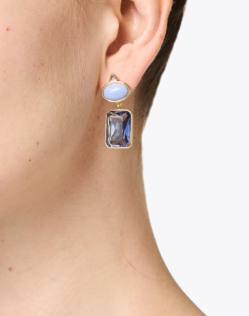 Look image - Mignonne Gavigan - Lottie Blue Drop Earrings