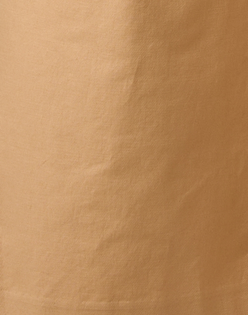 Fabric image - Veronica Beard - Lang Khaki Stretch Cotton Wide Leg Pant