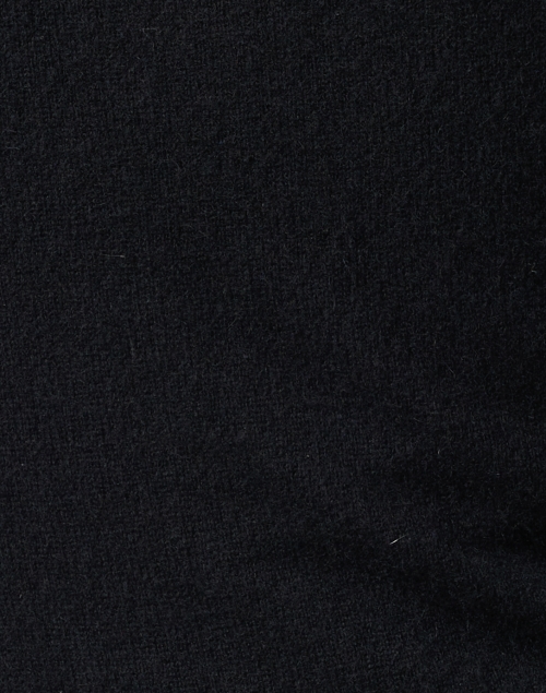Fabric image - White + Warren - Black Cashmere Bardot Sweater