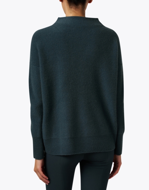 Back image - Vince - Teal Boiled Cashmere Sweater